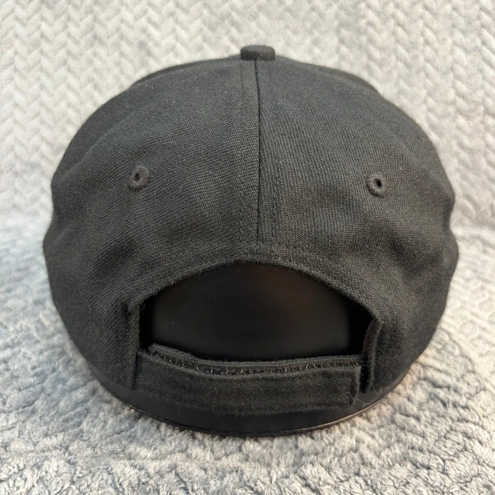 New Era Zantrex-3 Racing Hat Black Adjustable Baseball Cap Embroidered Logo